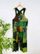 Green Long Straight Dungarees