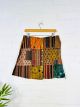 Rust Mini Skirt