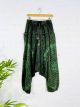 Green Prayer Print Afghani Trousers