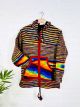 Rainbow Stripe Knitted Jacket