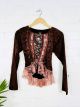 Brown Long Sleeve Top