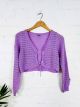 Lilac Long Sleeve Cardigan