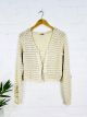 Cream Long Sleeve Cardigan