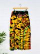 Mustard Tie Dye Midi Skirt