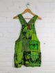 Green Short Dungaree Dress