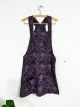Purple Dungaree Dress