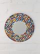 Multi Coloured Round Mosaic Mirror 30 cm