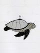 Turtle Mirror 33 x 23 cm