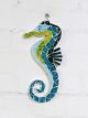 Seahorse Mosaic Wall Hanging 30 x 14.5 cm