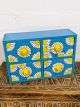 Blue Drawers With Daisies 30 x 20 x 10 cm