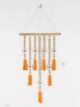 Orange Bead And Flower Mobile 70 x 45 cm