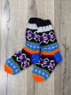 Knitted Patterned Long Socks Lined