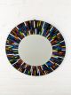 Round Multi Mosaic Mirror 50 cm