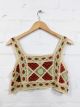 Crochet Cropped Boxy Top - 100% Cotton
