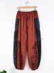 Brown Grey Printed Harem Trousers - 100% Cotton