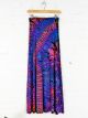 Bright Assorted Tie Dye Long Skirt - 95% Viscose 5% Spandex