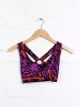 Bright Assorted Tie Dye Crop Top - 95% Viscose 5% Spandex