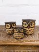 Set Of Three Owls