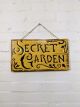 Secret Garden' Wall Plaque 24x45 cm