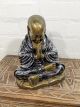 Large Resin Praying Monk 25x18 cm