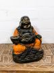 Bronze Buddha In Orange